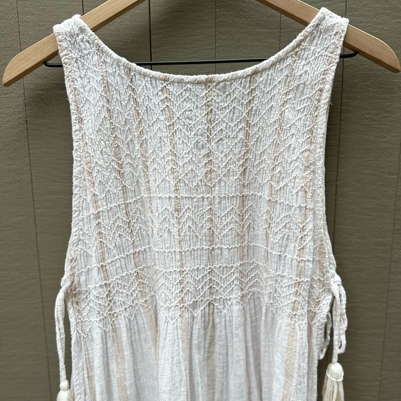 Free People Obi Posey Linen blend tank tunic. Ivory/beige. Size M. - Picture 5 of 10